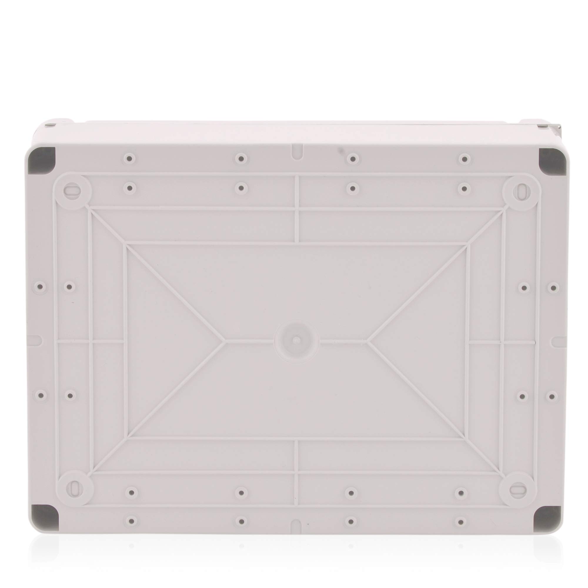 Carcasa de instalación montada en superficie, caja de conexiones Carcasa de plástico | 300x220x120mm | IP65 | Tapa transparente Caja de distribución Carcasa vacía Carcasa industrial, armario de conexiones