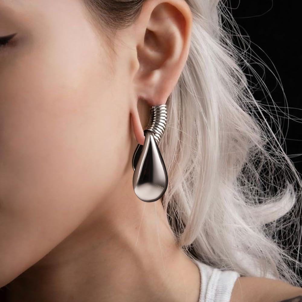 Vankula Ciężarki do uszu Flesh Tunnel Weights Hangers Pierścienie Obręcze Stal nierdzewna dla mężczyzn i kobiet Piercing do uszu Rozciągnięta biżuteria 5 mm 6 mm 10 mm 12 mm, Metal