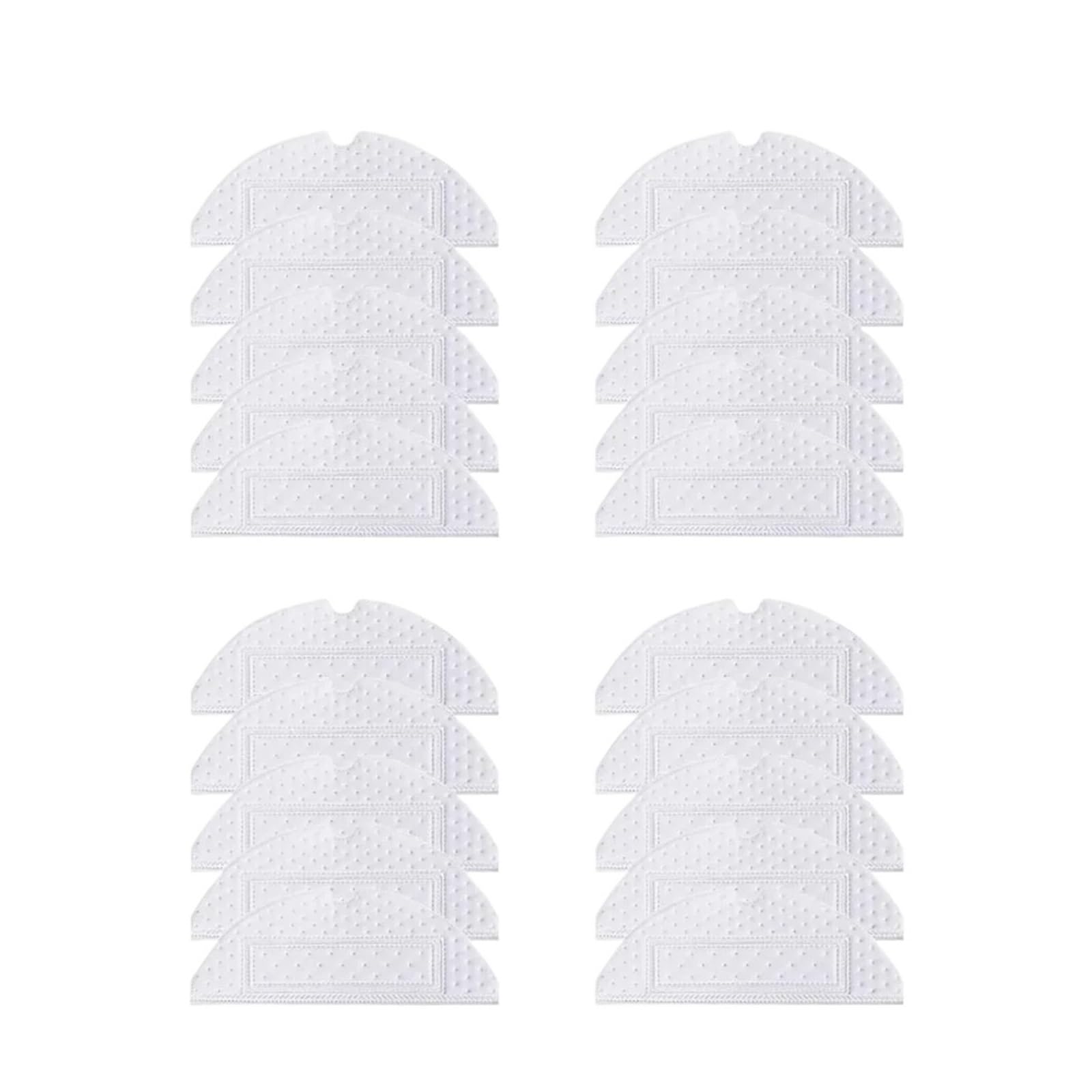 kvcccss Disposable Mop Cloth ，Compatible For Roborock， S7/S7Max/S7MaxV/S7MaxVUltra/S70/S75/G10/G10PRO/G10SPURE/T7S/T7SPLUS/T8Plus Robot Vacuum(SET5)