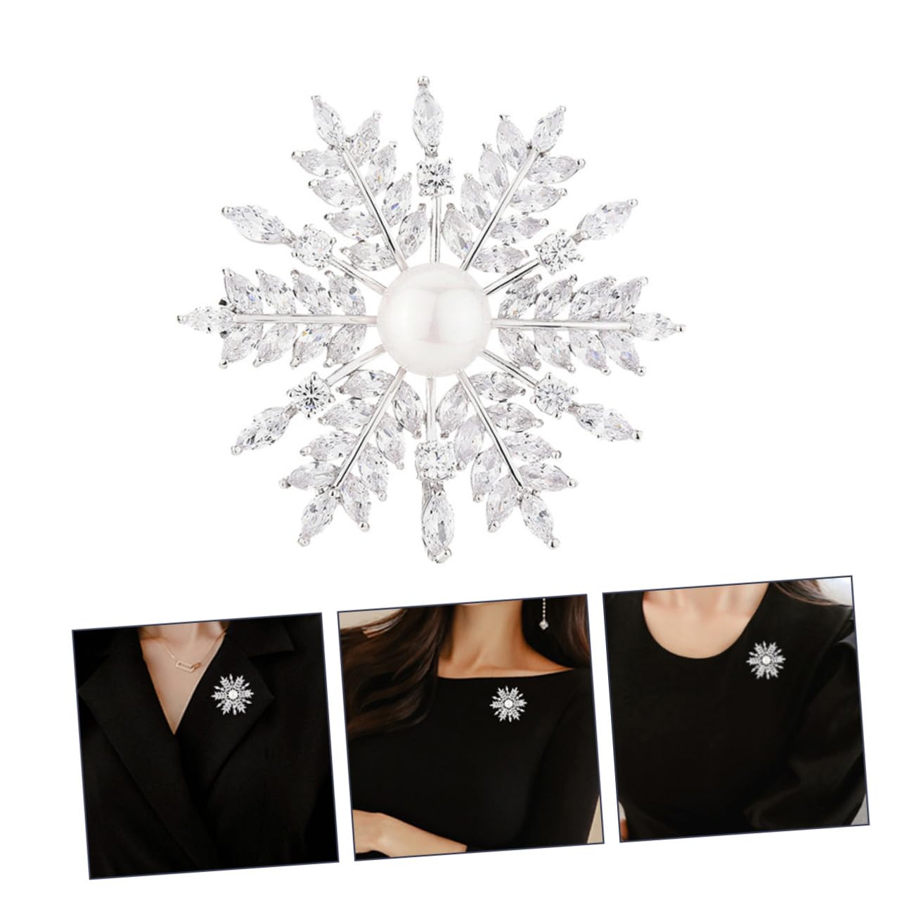 SOIMISS 3pezzi Spilla Decorativa Per Donna Chic Brooch Per Abbigliamento Accessorio Elegante Per Occasioni Quotidiane e Cerimonie Perfetta Per Vestiti Giacche e Sciarpe