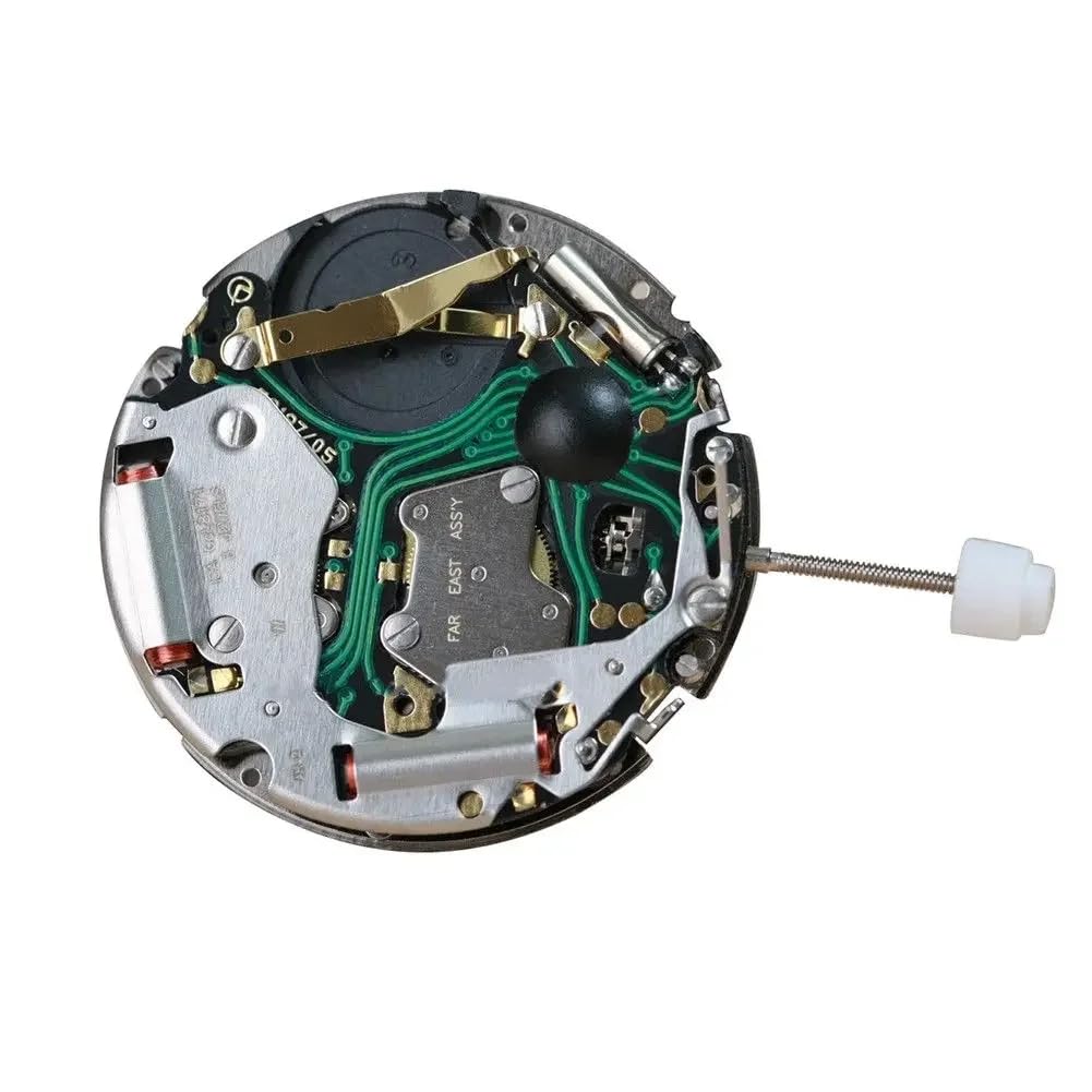 Movimento 'Orologio Quarzo Multifunzionale 6 Lancette ISA 8171 | sostituto ISA 8171: diametro 25,6 mm, 6 Lancette, data manuale, corpo in metallo resistente, facile installazione.
