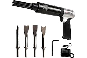 LE LEMATEC Air Needle Scaler, Your Rust and Weld Removal Solution