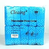 Cleaing Blue Disposable Boot & Shoe Covers Machine-made 100 Pack