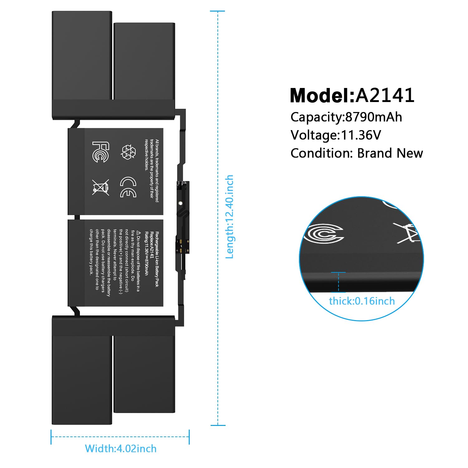 Amazon.co.jp: BND A2141 A2113 ノートパソコン用バッテリー交換品
