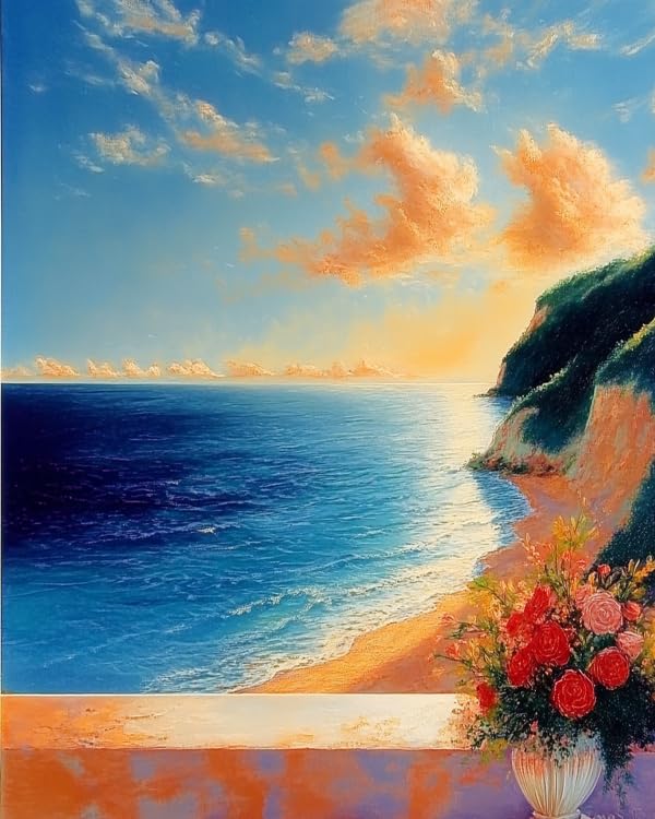 Kit De Punto De Cruz Preimpreso - Diseño Paisaje De Nueva York, 40x50 Cm, 11CT, Ideal Para Principiantes