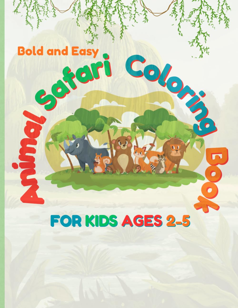 Animal Safari Coloring Book