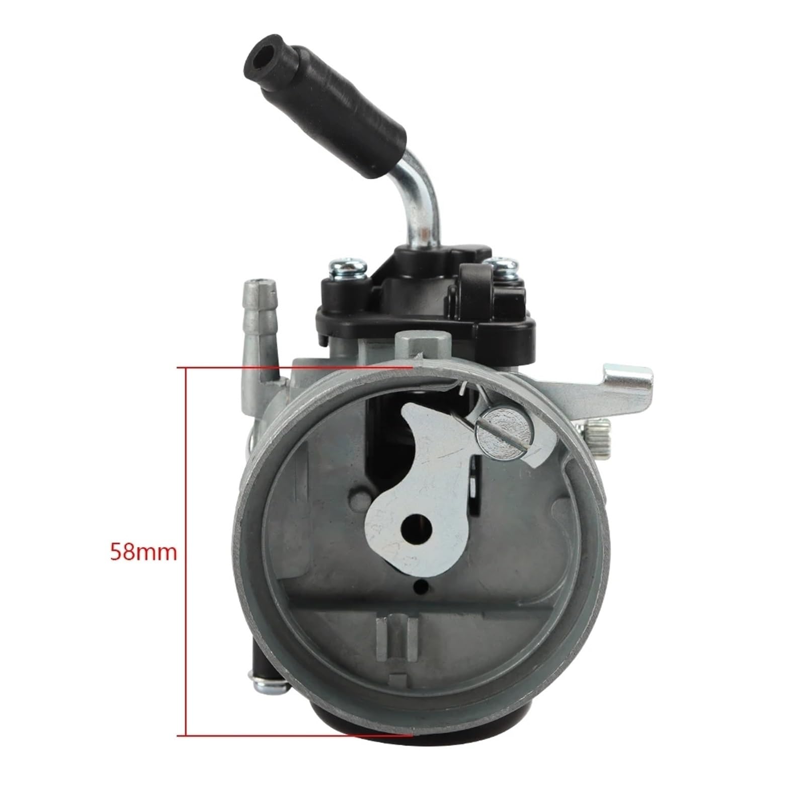Carburador de moto Bicicleta de bolsillo 47cc 49cc para motor Carburador con filtro aire 58 mm para bicicleta 2 tiempos 49 cc para Mini(1)