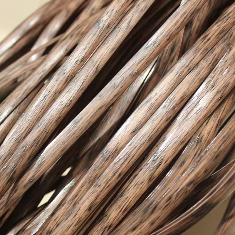OUdini Plastic Rattan Wicker Repair Kit, Gradient Wicker Chair Repair Kit Rattan Material for Chair Repair Table Knit, Storage Basket, Patio/D/8Mm