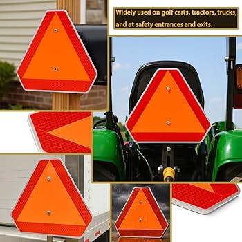 Amazon.co.jp: Slow Moving Vehicle Sign, Slow Moving Vehicle