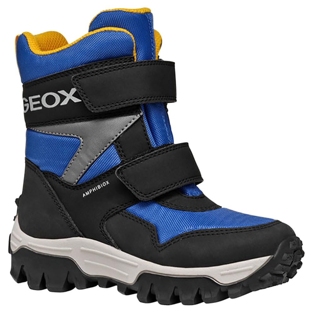 Geox J HIMALAYA BOY B ABX, Snow Boot, ROYAL/BLACK,