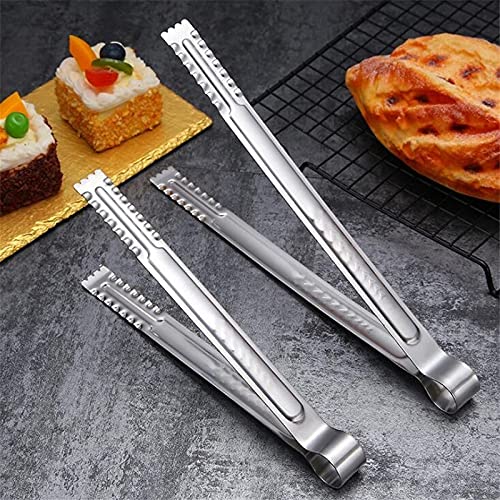 Pince à Nourriture en Acier Inoxydable, Pain, Barbecue, crêpes, ustensiles de Cuisine, Gadget Multifonction, Steak, Buffet