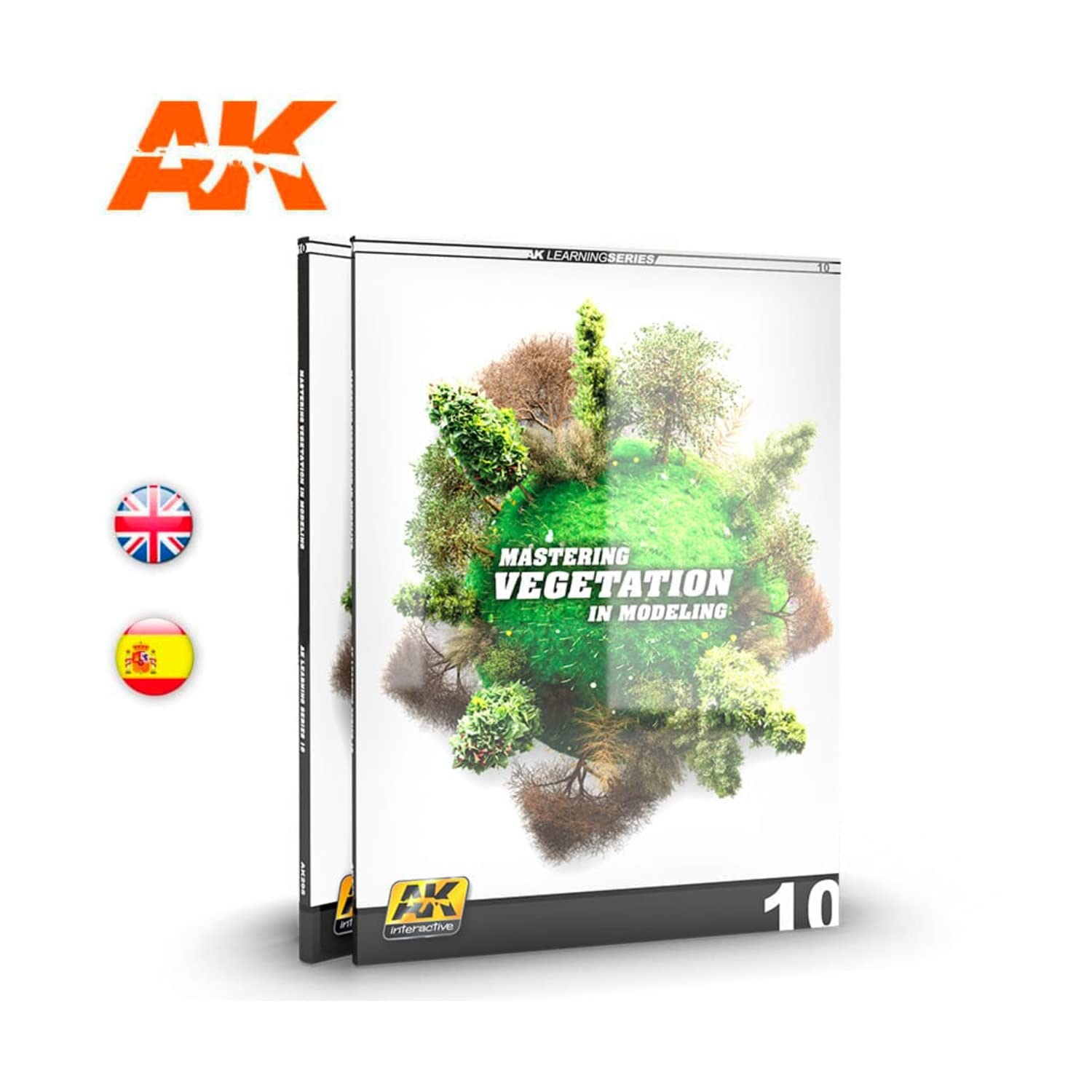AK Interactive AK295 AK Learning 10: Mastering Vegetation in Modeling - English