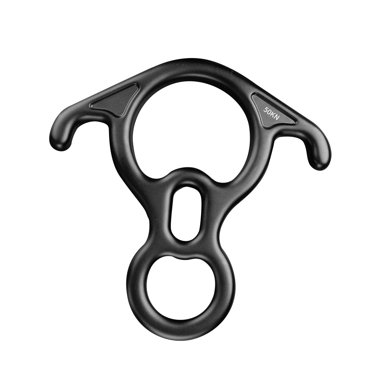 B Baosity Descensor Roca Belay Rappel Aluminio Estructura Robusta Uso Seguro Adecuado para Espeleología Descenso Vertical Industrial Escalada de