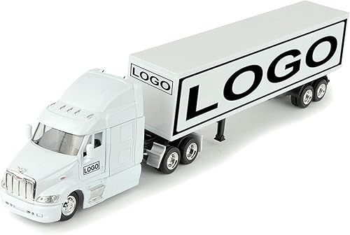 Regalo personalizado de camión para camioneros, remolque de camión fundido personalizado, regalo promocional corporativo con logotipo, blanco Regalo personalizado de camión para camioneros, remolque de camión fundido personalizado, regalo promocional corporativo con logotipo, blanco