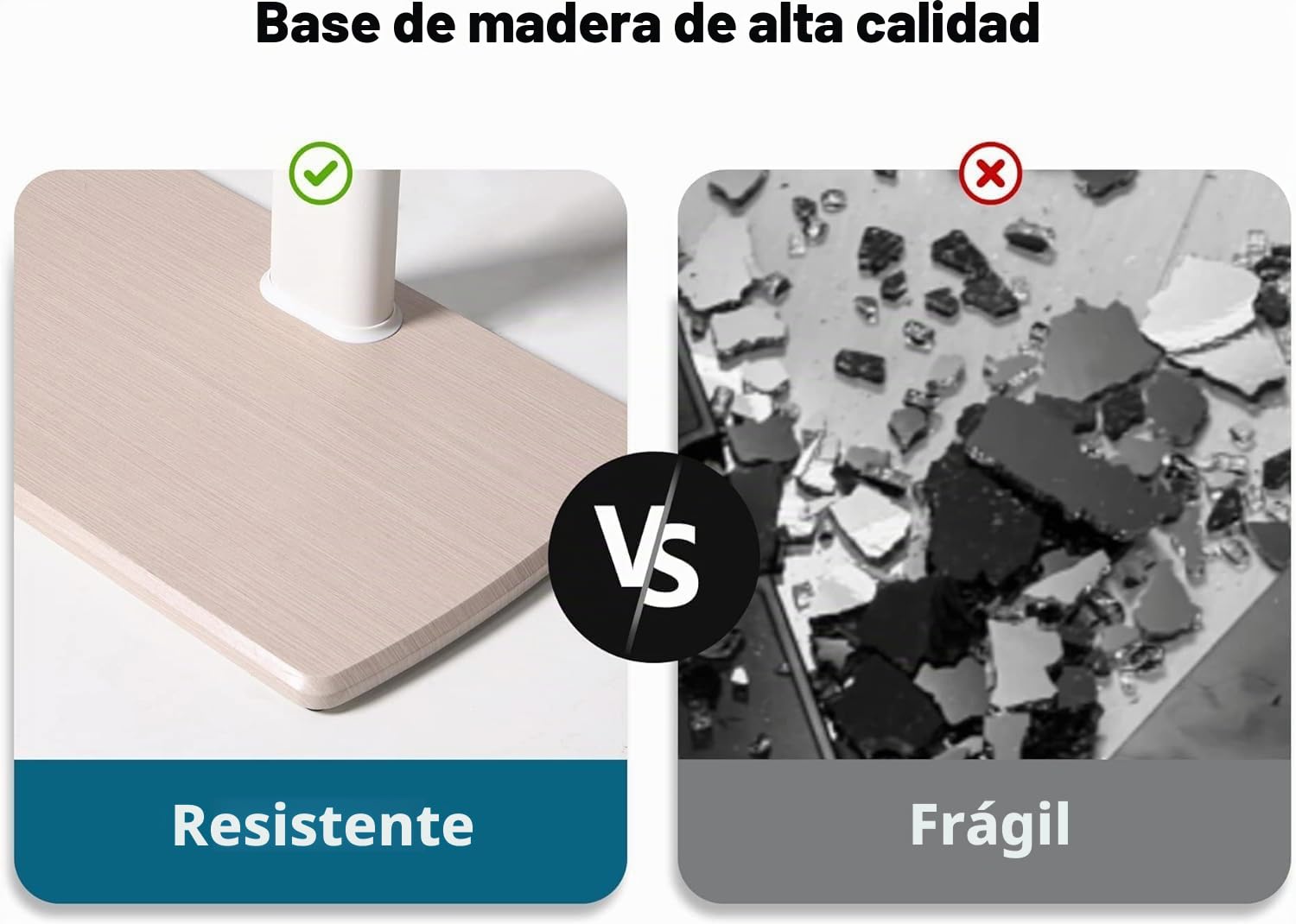 FITUEYES Soporte TV Pie 32-70 Pulgadas con Base Madera, MAX VESA 600×400mm | Soporte TV Suelo Giratorio, Altura Ajustable, Gestión Cable, Diseño para Salón, Dormitorio y Oficina