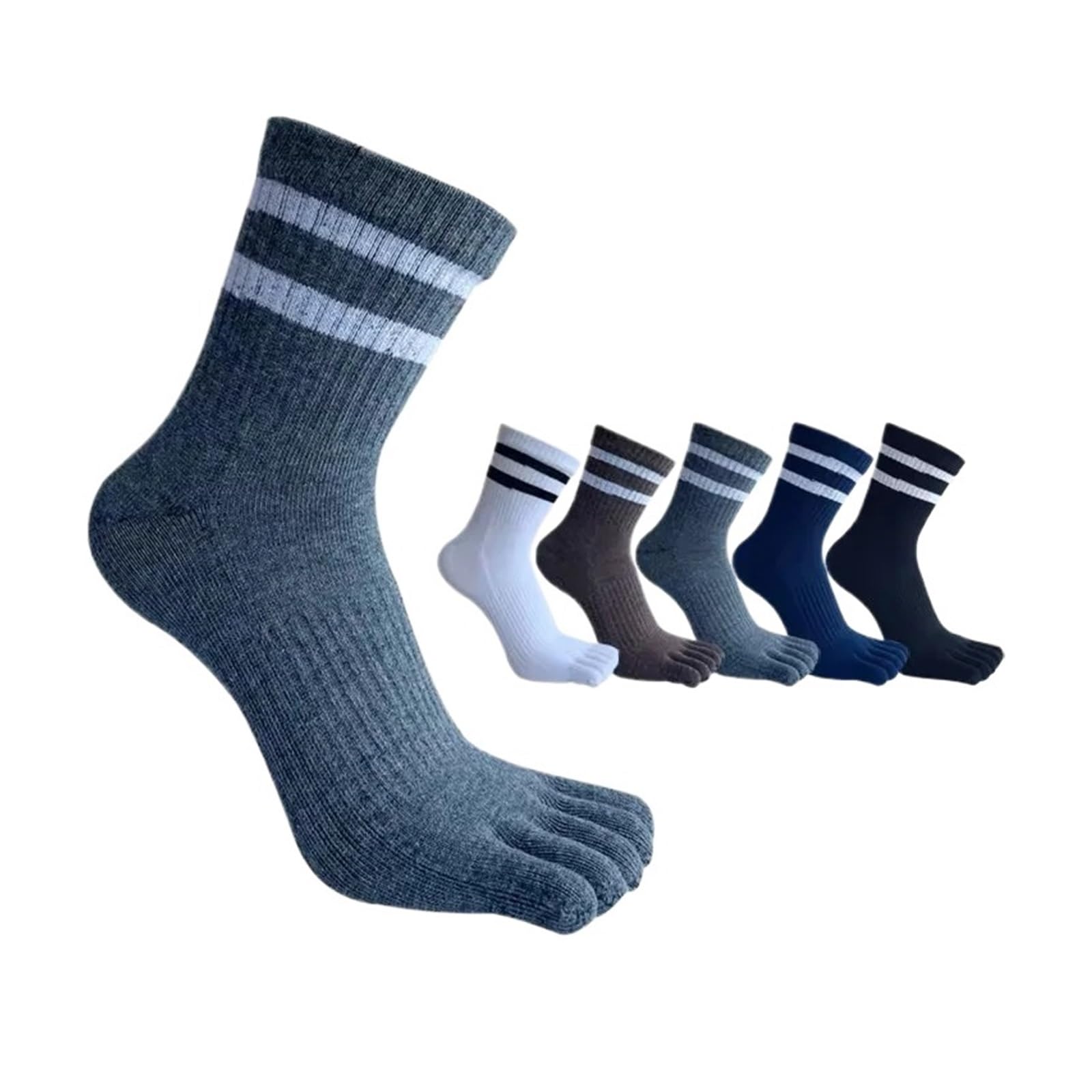 Fünf-Finger-Zehensocken aus Baumwolle for Männer