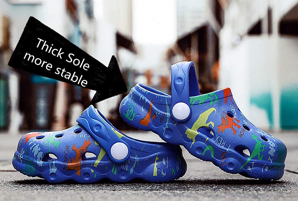 INMINPIN Kids Cute Clogs Cartoon Garden Shoes Boys Girls Slides Slippers Indoor Outdoor Children Water Shower Beach Pool Sandals - Image 5