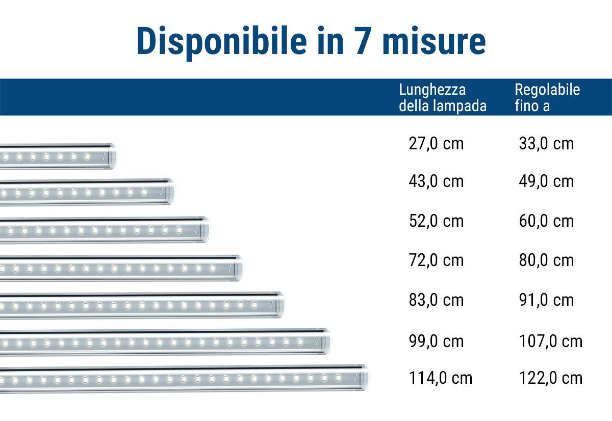 Tetra Lightwave Single Light LED per Acquari Seconda Luce 720 Alta Efficienza