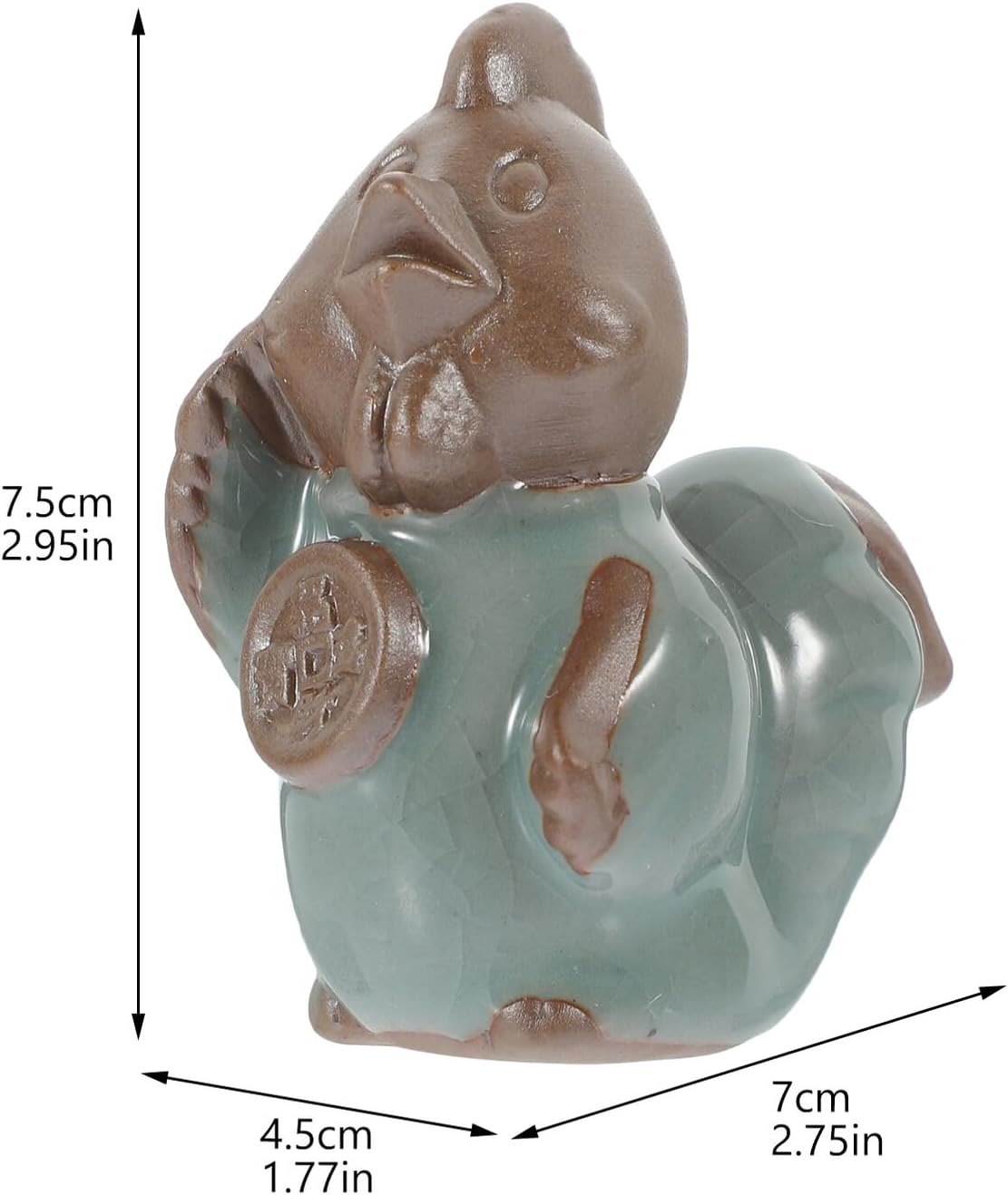 VALICLUD Creative Ceramic Tea PET Desktop Decoration for Home Study image 2