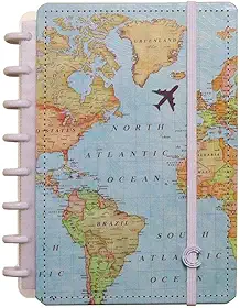 Caderno Inteligente A5 Mapa Mundi CIA52095 By Gocase