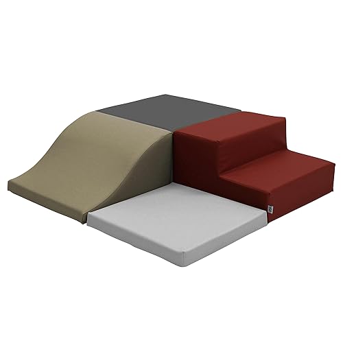 Factory Direct Partners SoftScape 13232-134 - Escalador de esquina cuadrado para niños pequeños y niños, espuma suave segura para gatear y