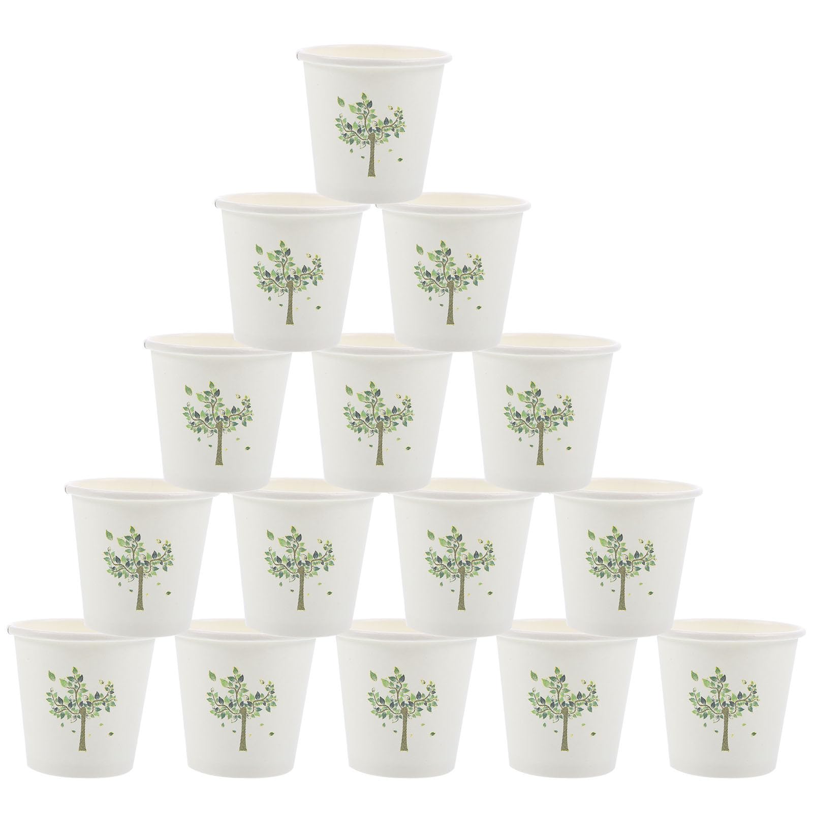 SHINEOFI 500 vasos de papel para agua 3 oz con diseño sencillo para eventos sociales y recepciones en casa