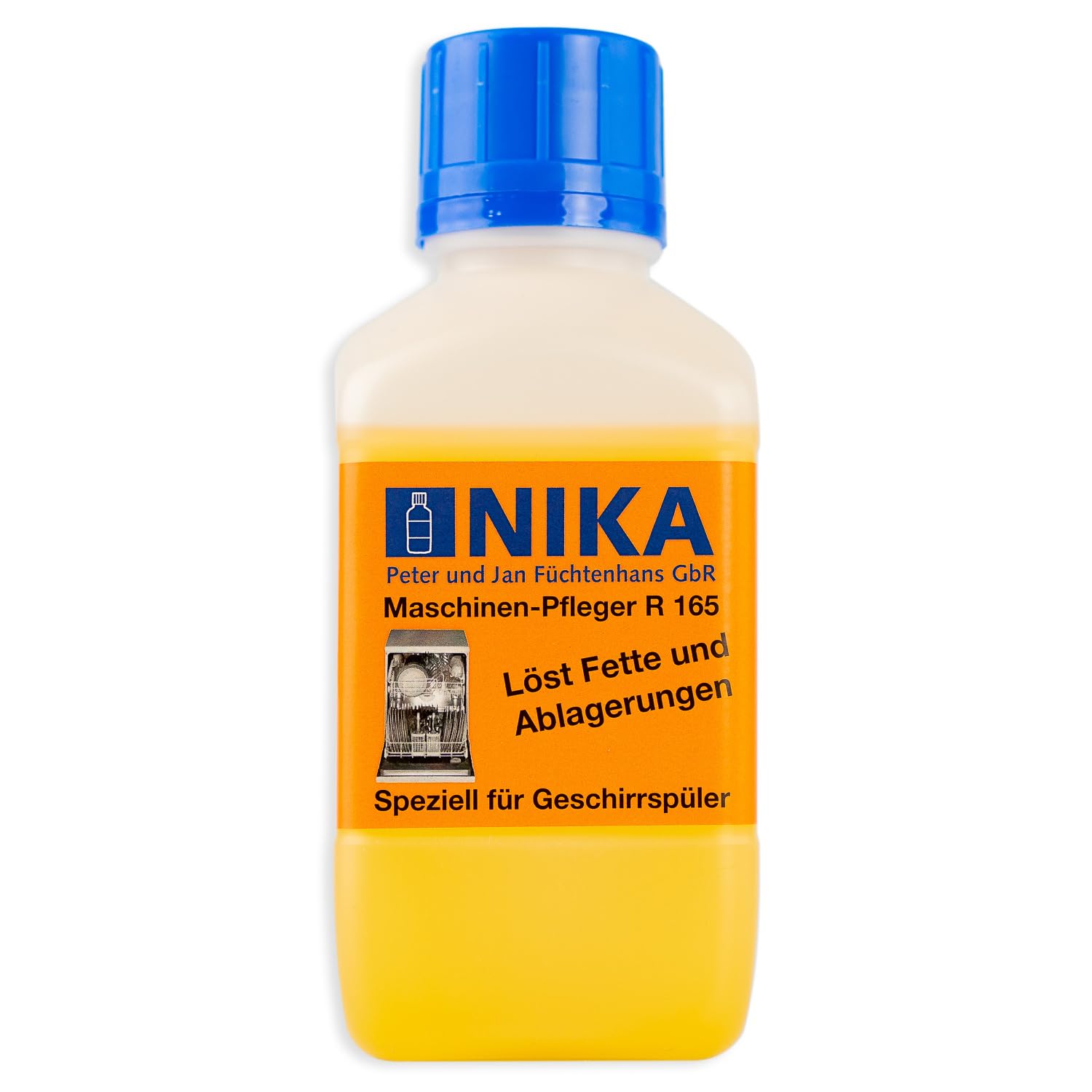 NIKA Cleaner Sparset für 12 Monate - 4x R163 + 2x R165 - Profi Maschinenreiniger und Maschinenpfleger - für Waschmaschine und Spülmaschine - Privat und Gewerbe - je 500ml
