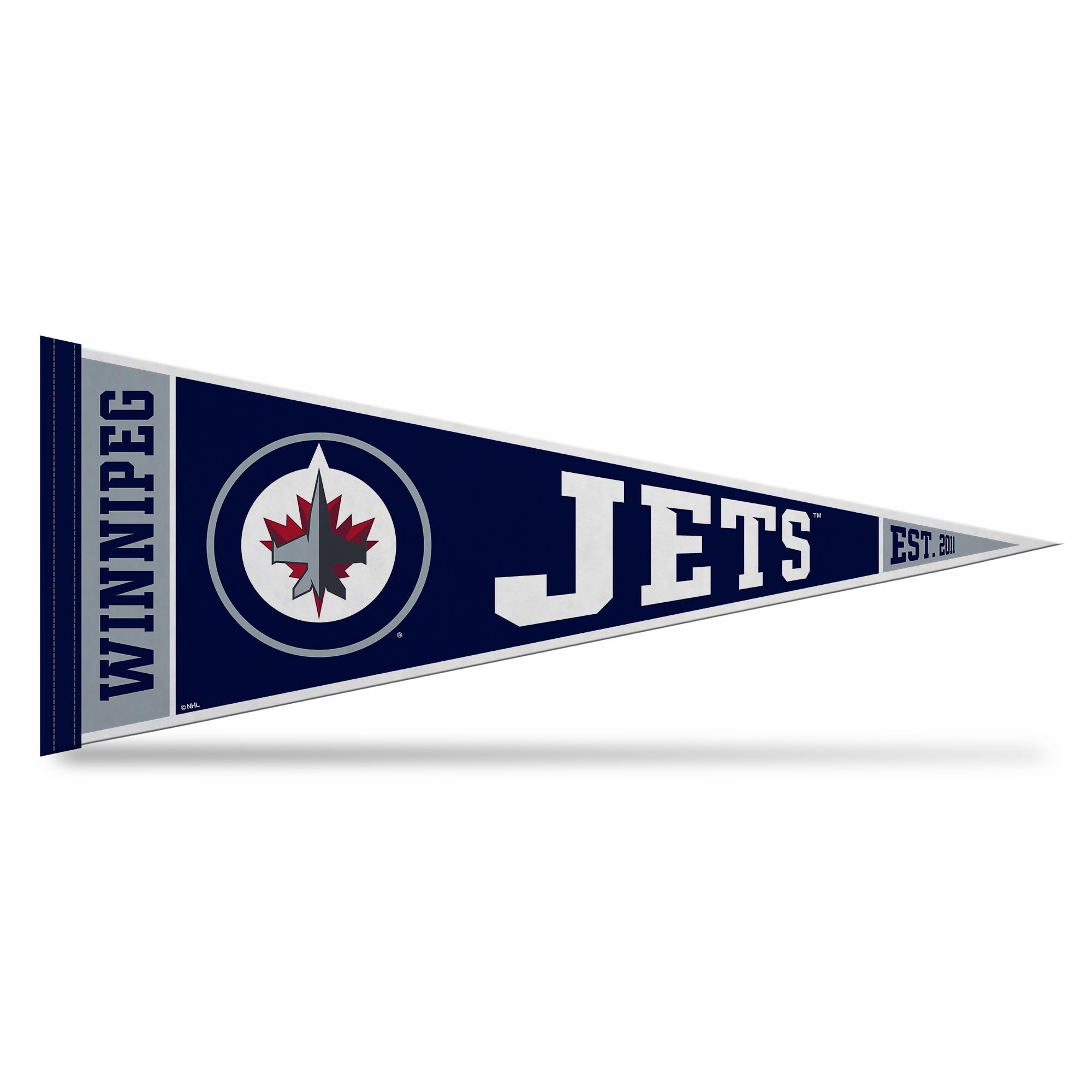 Rico Industries NHL Hockey 12" x 30" Felt Wall Décor Pennant - Great for Home/Bed Room/Man Cave Décor