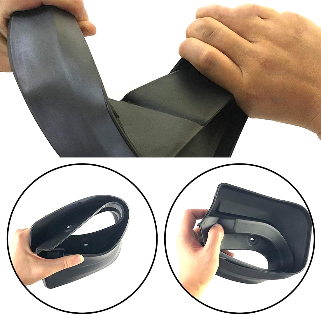 4 stuks auto spatlappen voor Opel Crossland X Grandland X Mokka X 2015-2021, spatlappen spatschermen stofdicht anti-botsing voorkant achterkant auto spatlap