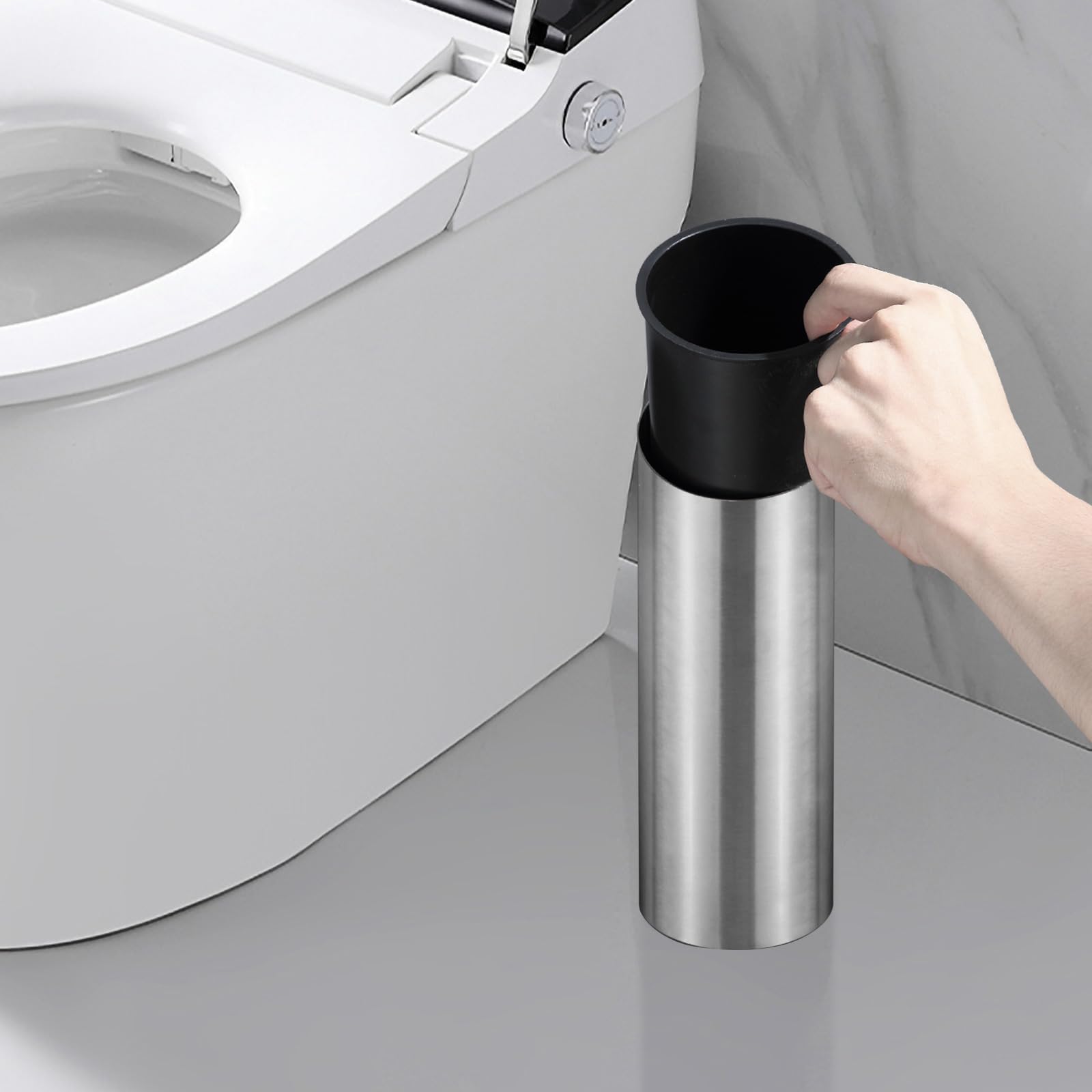 Toilet Brh Holder Brhed Nickel, Stainless Steel 304 Brhed - View #11