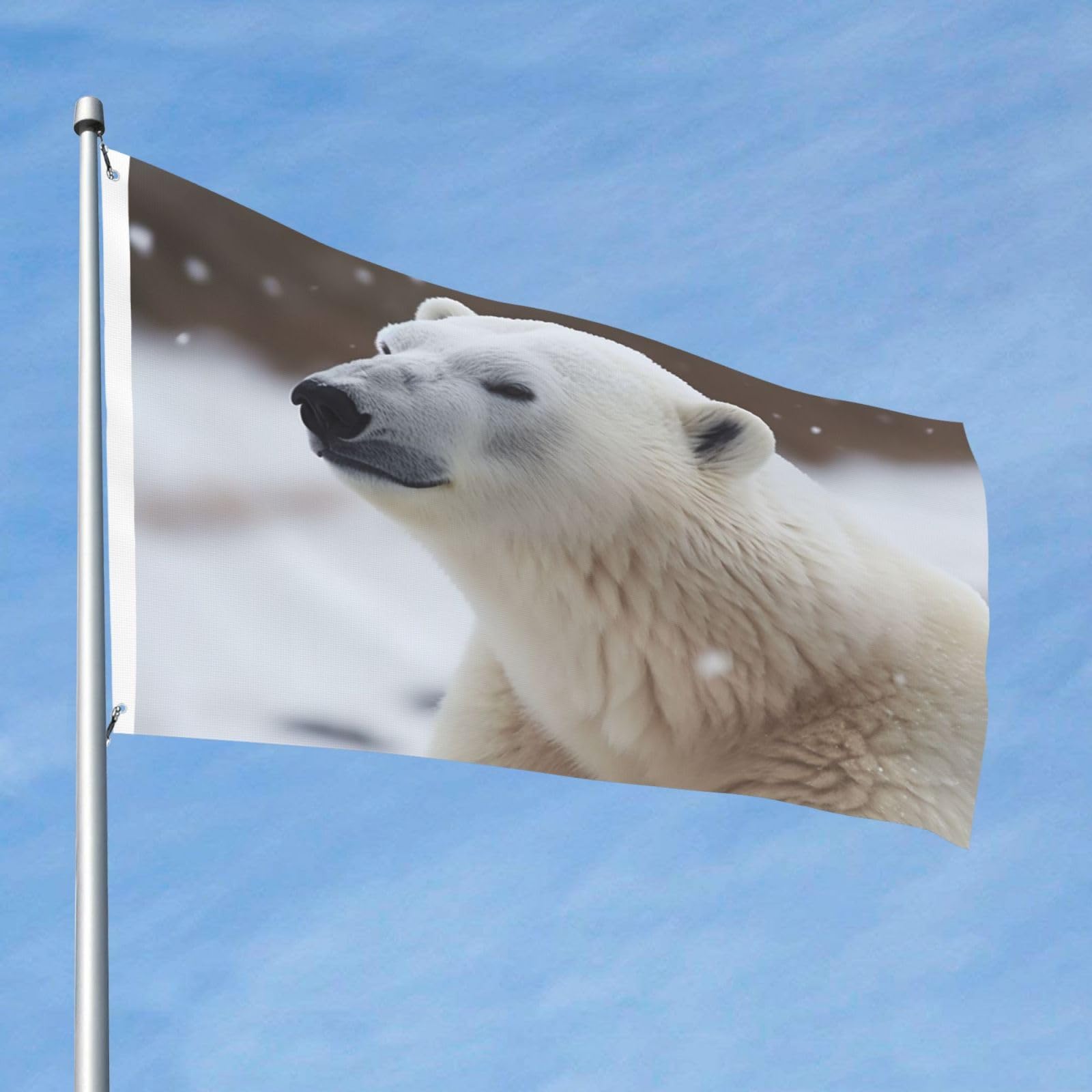 GFLFXZW Drapeaux De Jardin Verticaux D'hiver Pour L'extérieur - Tulipe