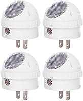 Vista 1 de Projectpak Luz nocturna enchufable con LED blanco frío, rotación de 360° y sensor de atardecer a amanecer para dormitorio de niños, pasillo