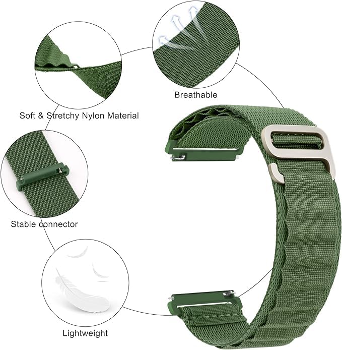 Image of FOLX FAB64 20MM | 22MM Watch Straps /Bands In Various Designs, Colors & Material With 2 Lugs /Pins [ Please Check Watch Models Compatibility For 20mm Or 22mm In Discription ]