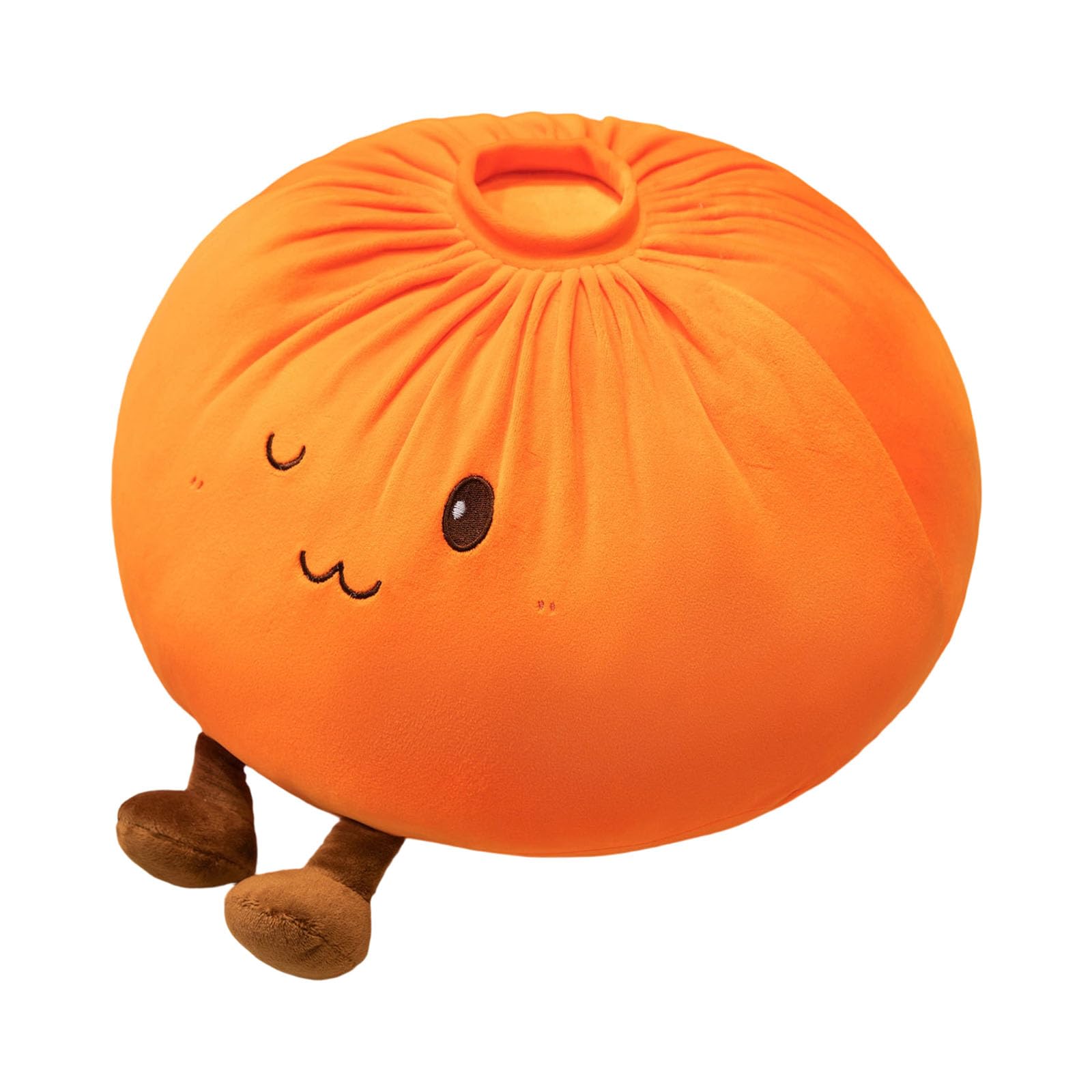 Hsyzygian Appealing Bread Themed Plush Cushion Comfortable for Sitting Lying and Decorating 28cm Diameter Comfort Plush Pillow