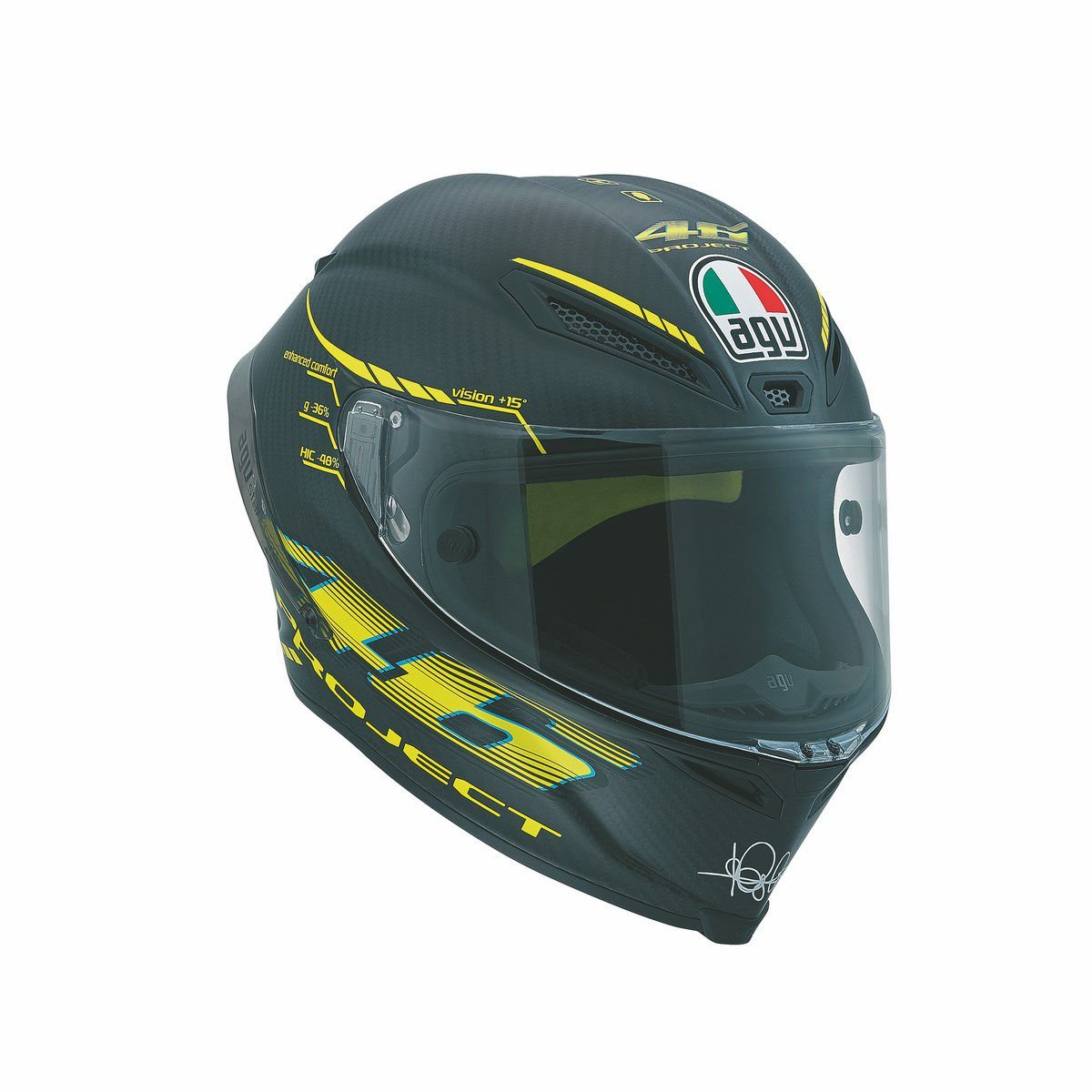AGV PISTA GP PROJECT 46 2.0 CARBON Helmet XL - 62cm : Amazon.co.uk