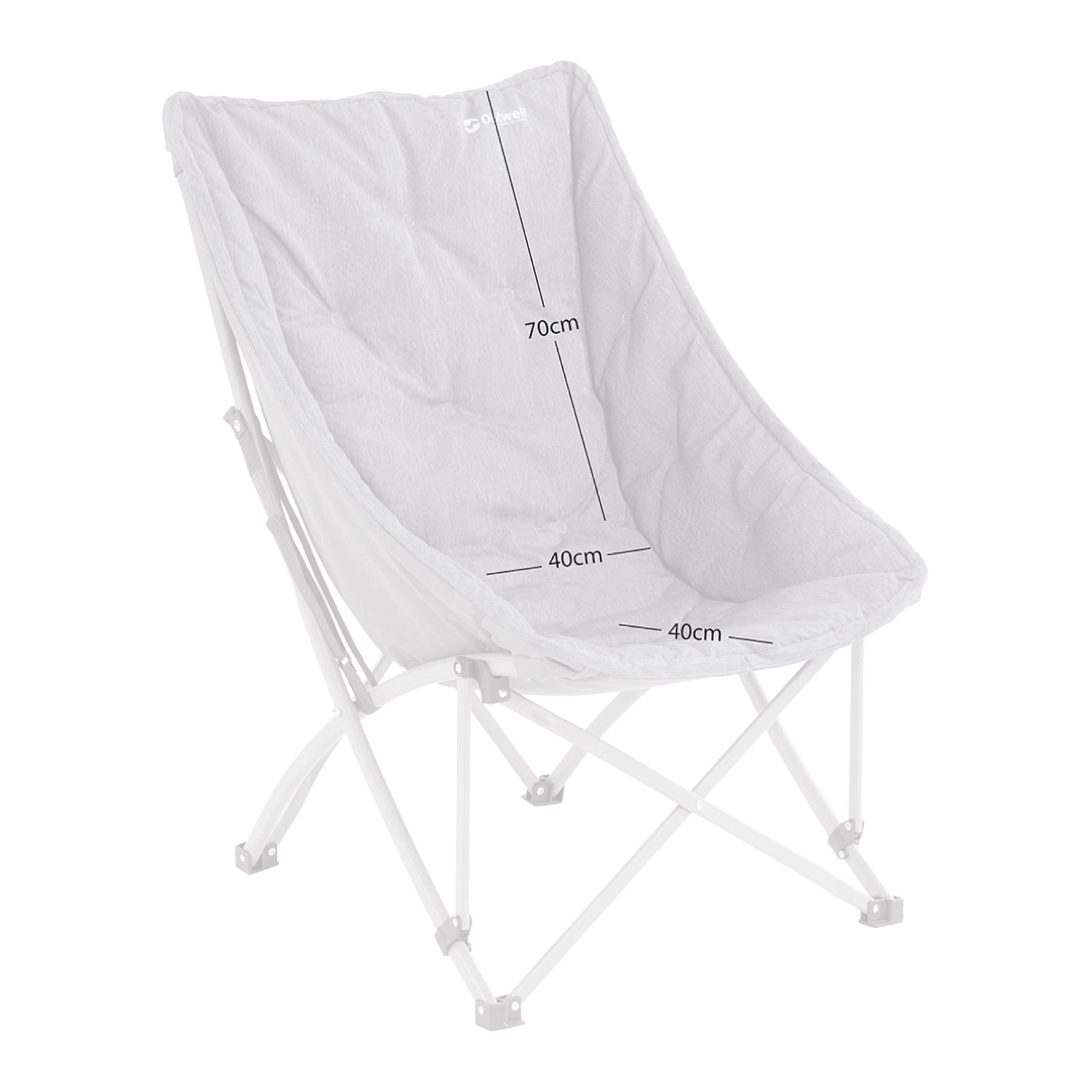 Outwell Tally Lake Stuhl grau