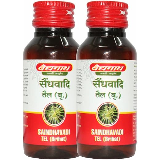 Baidyanath Saindhavadi Oil 50ml - Pack of 2 50 ml
