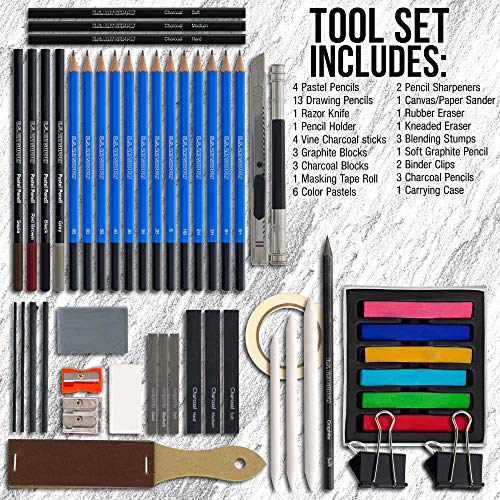 54-Piece-US-Art-Supply-Drawing-Sketching-Set-with-4-Sketch-Pads-Ultimate-Artist-Kit-with-Graphite-Charcoal-Pastels-Erasers-in-Pop-Up-Carry-Case