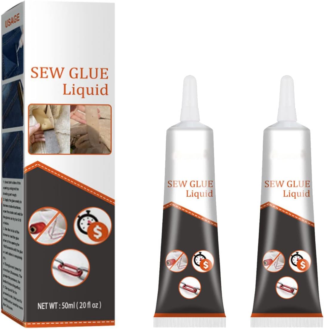 DXFWYTZQ Cloth Repair Sew Glue 50ml Fabric Sewing Glue, 2022 New