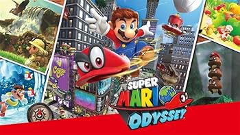 Nintendo Switch Mario Bundle with Game Choice and Movie Stickers