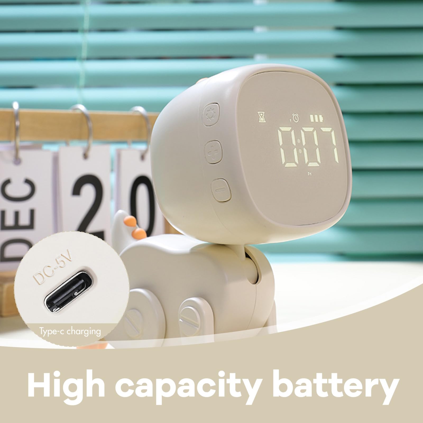 Despertador para niños, entrenador de sueño infantil con luz nocturna, sonido, hora de despertador para niñas y niños con 3 juegos de alarmas, repetición, sonido y brillo ajustables mediante carga USB