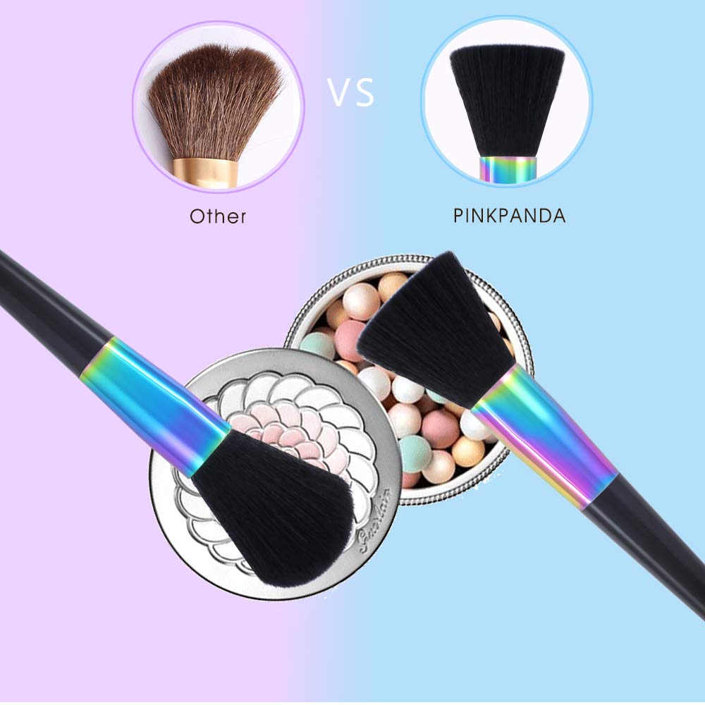 PINKPANDA Professional Makeup Brush Set 8 Pcs"Fantasy Secret" Color Makeup Brushes Make Up Kit Premium Synthetic Cosmetic Foundation Blending Blush Concealers Eye Shadows Face Powder Brush Kabuki