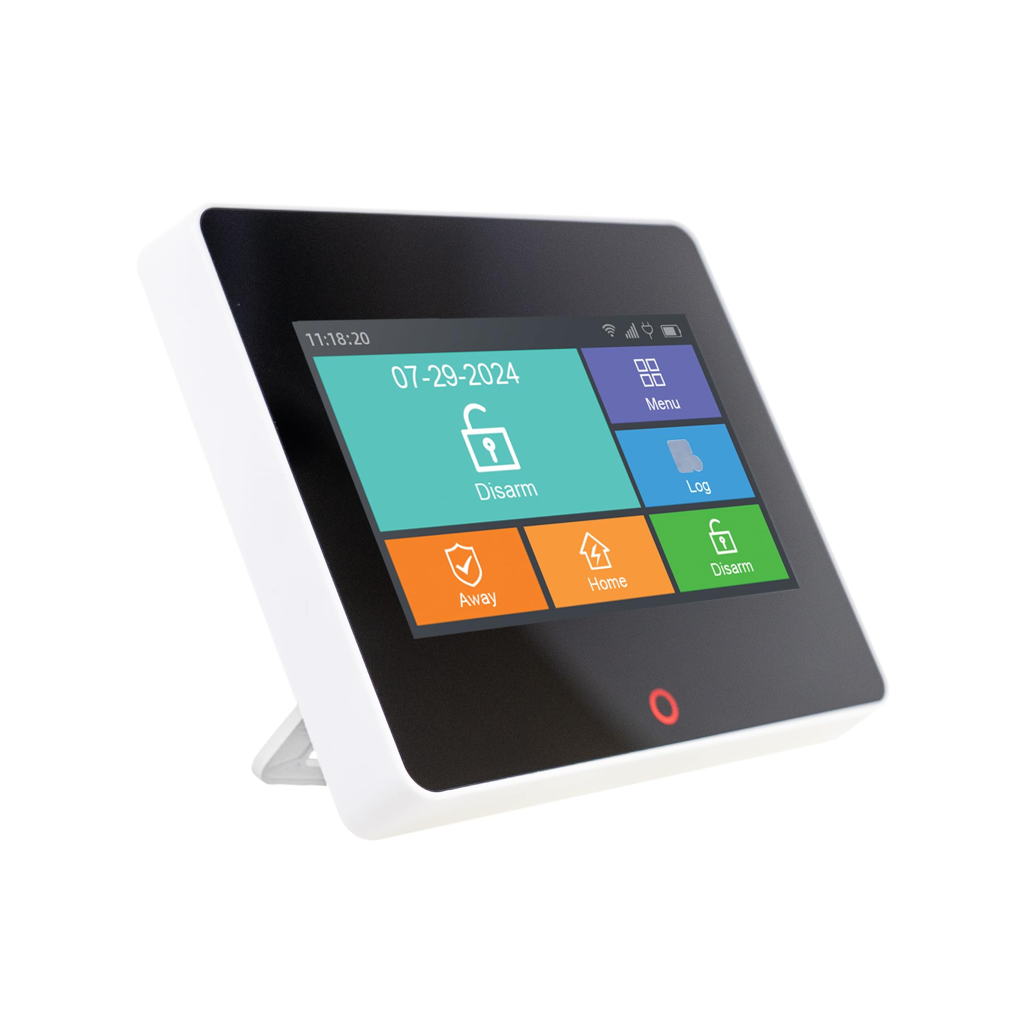 PNI Sistema de alarma inalámbrico SafeHouse HS670 WiFi GSM 4G, pantalla táctil a color, 99 zonas inalámbricas, soporta 5 números de teléfono, llamada de alarma y SMS, compatible con la aplicación Tuya