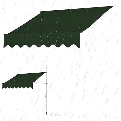Tela de repuesto para toldo de patio, tela de repuesto retráctil para toldo de patio, refugio para sombra solar para patio, 6.35 ozM, tela exterior