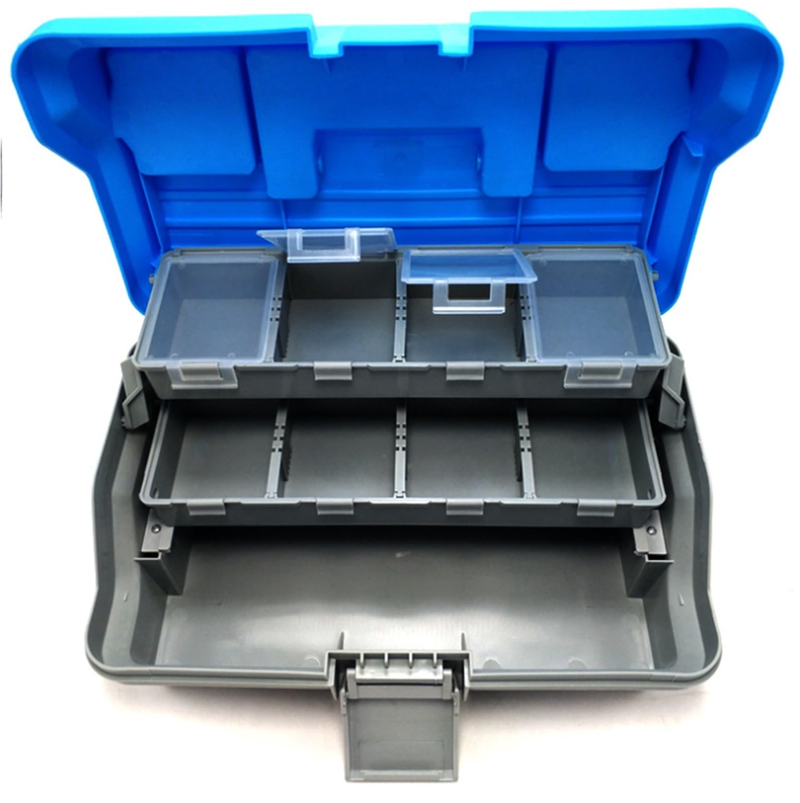 Scatola per Attrezzatura da Pesca, Cassetta degli Attrezzi Portatile Pieghevole da Pesca Multistrato for, Accessori, Scatola di Immagazzinaggio Mare all'aperto