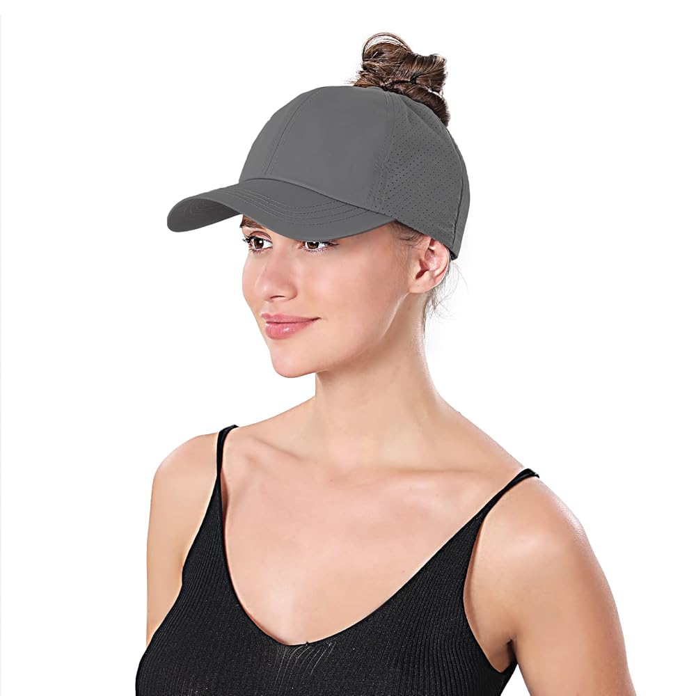 Womens Hats Baseball Caps Gisdanchz Womens Criss Cross Ponytail