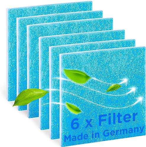 6 Filter für Lüfter LIMODOR Serie Compact - Limot Lüftungsgeräte Ersatzfilter Staubfilter Luftfilter Limodor Filter Art. Nr.: 00070 - Made in Germany