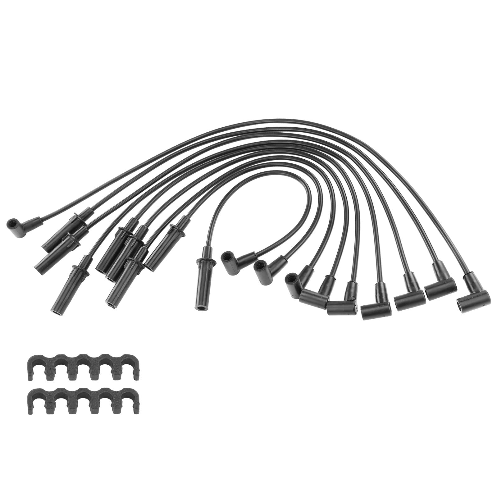 A-PremiumSpark Plug Wire Compatible with Dodge Ram 1500 2500 3500 Van Durango Dakota B1500 B2500 B3500 D150 D250 D350 W150 W250 W350 9-PC Set