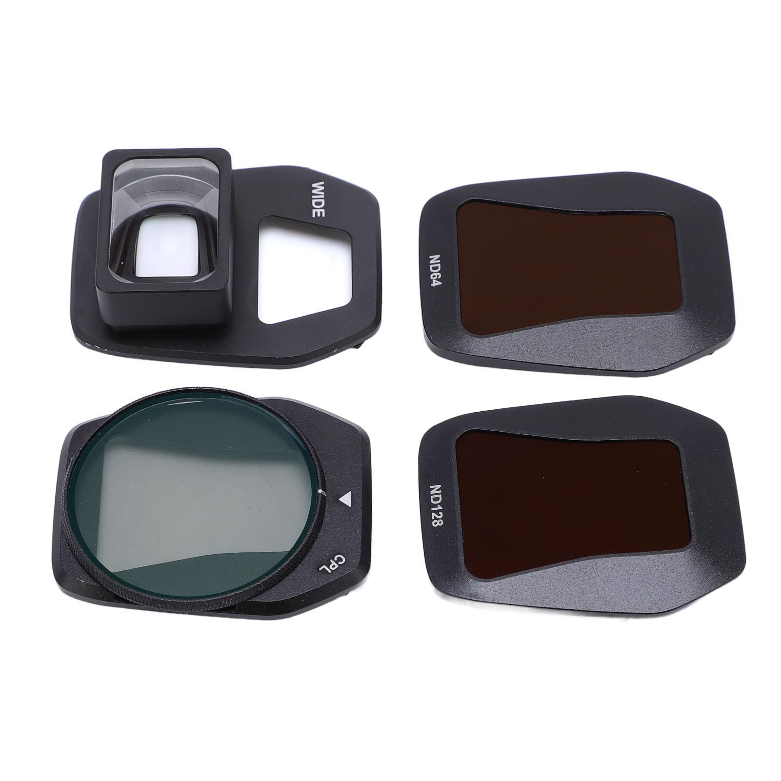 Set di Filtri per Lenti per AIR 3s 4 IN 1 0.35X Drone Obiettivo Grandangolare ND128 ND64 Kit Filtro Lente per Drone Regolabile CPL Polarizzatore a densità Neutra