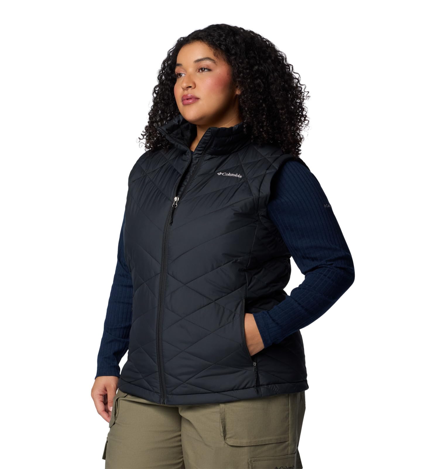 Columbia Heavenly Vest, Chaleco Acolchado para Mujer